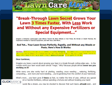 Tablet Screenshot of lawncaremagic.com